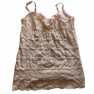 Free People Blush Lace Top